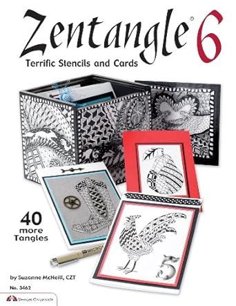 Zentangle 6 Terrific Stencils and Cards PDF