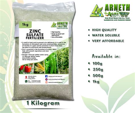 Zinc Sulfate Fertilizer: The 5-Star Solution for Plant Health