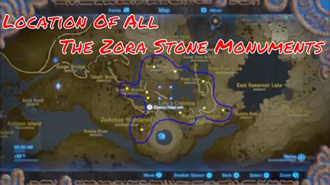 Zora Stone Monuments in The Legend of Zelda: Breath of the Wild