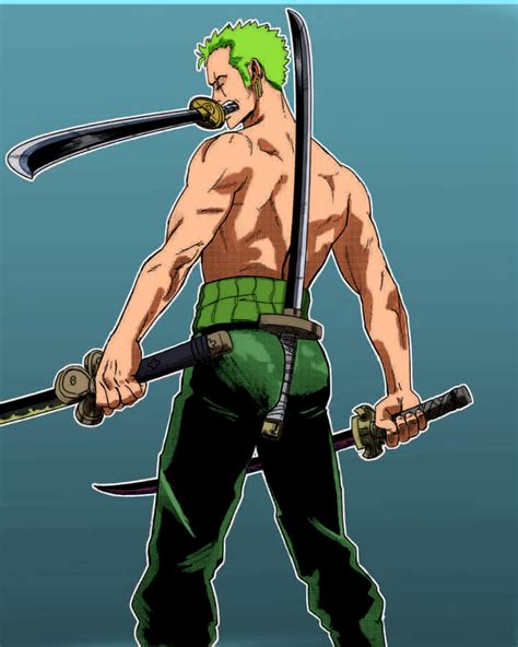 Zoro's Unparalleled 4-Sword Style Mastery