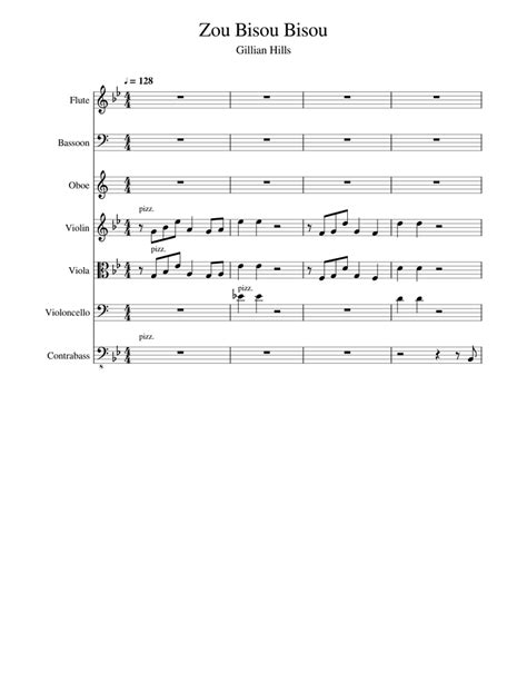 Zou bisou bisou sheet music Reader