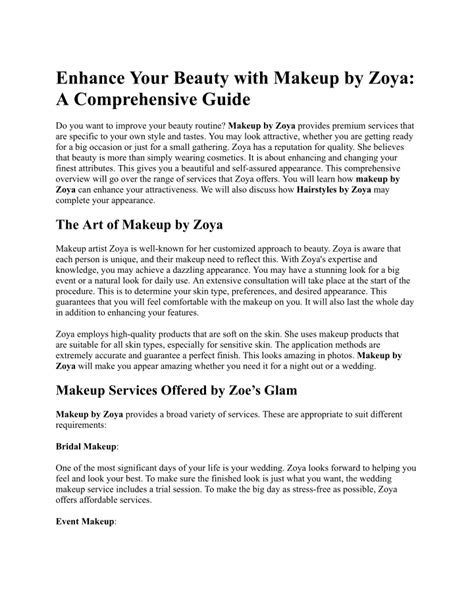 Zoya Ferrante: A Comprehensive Analysis and Guide