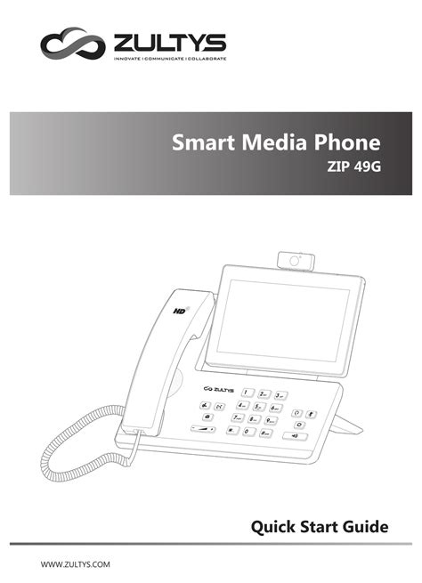 Zultys Zip 33i Phone System User Guide pdf Reader