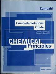 Zumdahl Chemical Principles 4th Edition Solutions PDF