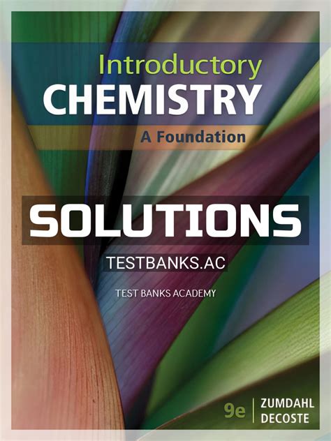 Zumdahl Chemistry Solutions Manual Kindle Editon