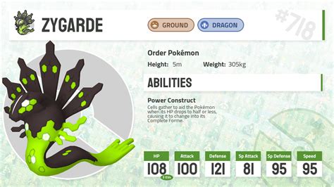 Zygarde 50% Form: The Dual-Type Powerhouse with Unlimited Potential