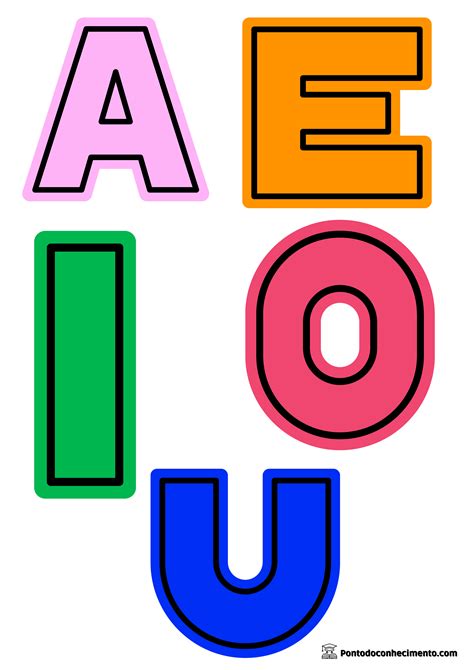 a, e, i, o, u