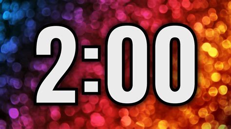 a 2 minute timer