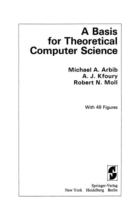 a basis for theoretical computer science Doc