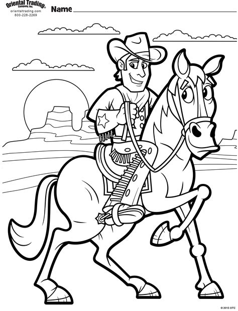 a coloring book of cowboys Kindle Editon