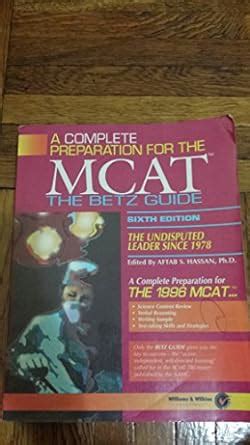 a complete preparation for the mcat betz guide Kindle Editon