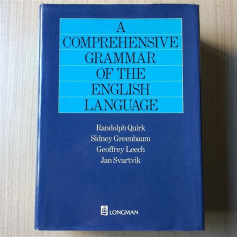 a comprehensive grammar of the english language quirk Epub