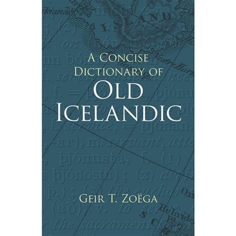 a concise dictionary of old icelandic dover language guides Reader