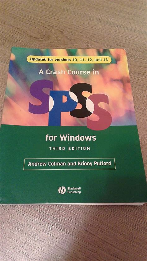 a crash course in spss for windows updated for versions 10 11 12 and 13 PDF