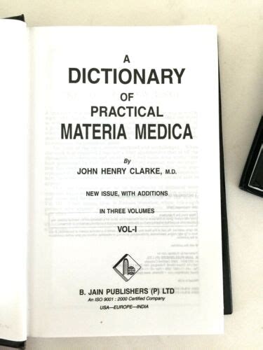 a dictionary of practical materia medica 3 volume set PDF