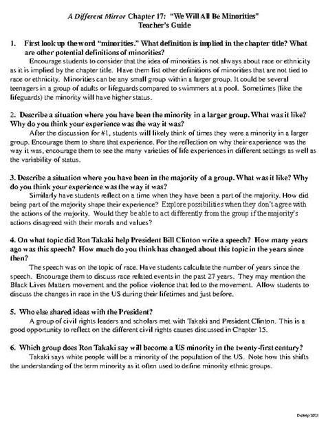 a different mirror study guide Kindle Editon