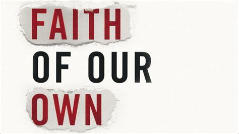 a faith of our own following jesus beyond the culture wars Kindle Editon