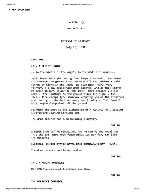 a few good men script lines Epub