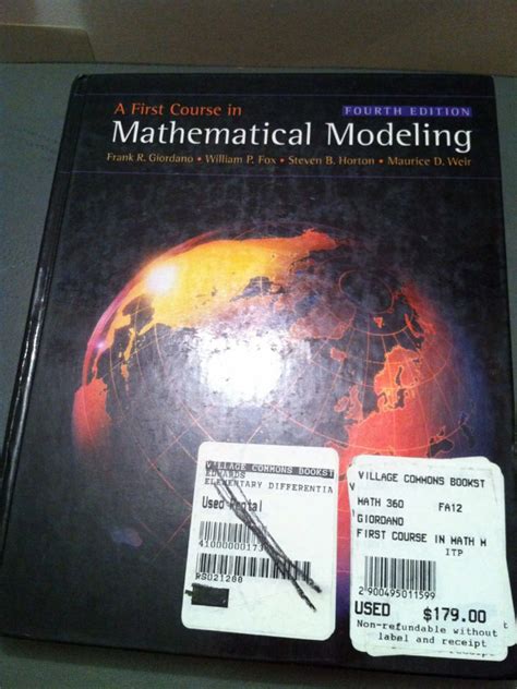 a first course in mathematical modeling 4th edition pdf Reader