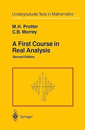 a first course in real analysis undergraduate texts in mathematics PDF