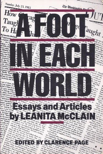 a foot in each world essays and articles Epub
