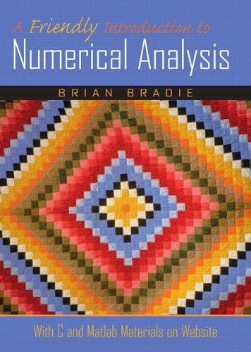 a friendly introduction to numerical analysis solutions Reader