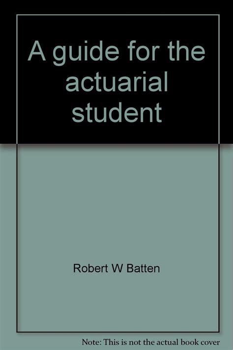 a guide for the actuarial student life contingencies and ruin theory Epub