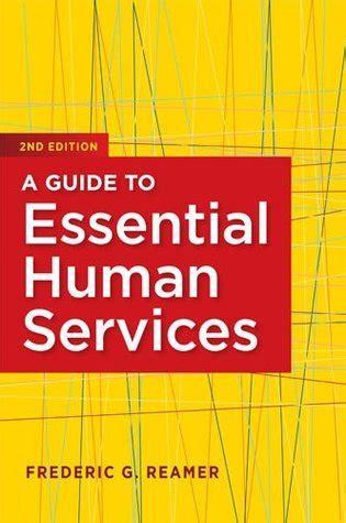 a guide to essential human services 2nd edition Reader