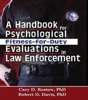 a handbook for psychological fitness for duty evaluations in law enforcement Kindle Editon