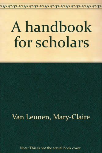 a handbook for scholars Kindle Editon