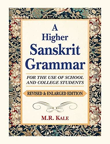 a higher sanskrit grammar PDF