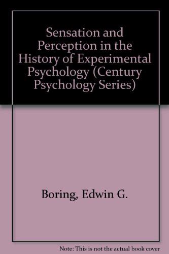 a history of experimental psychology the century psychology series Epub