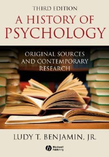 a history of psychology original sources and contemporary research PDF