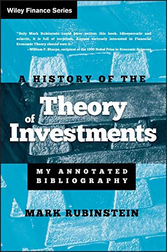 a history of the theory of investments my annotated bibliography PDF