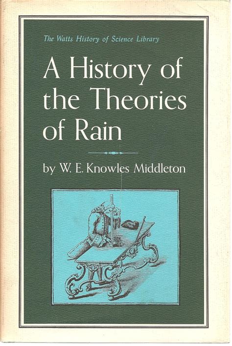 a history of theories of rain and other forms of precipitation Reader