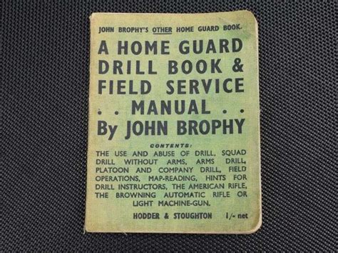 a home guard drill book field service manual Doc