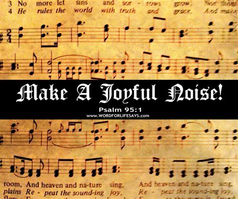 a joyful noise lessons in praise from Reader