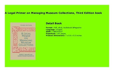 a legal primer on managing museum collections third edition Reader