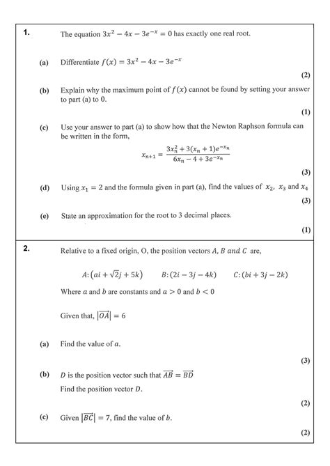 a level maths past paper Kindle Editon