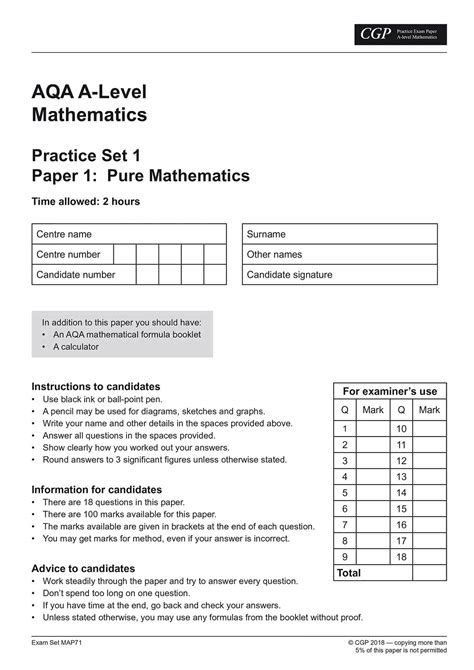a level maths past papers Reader