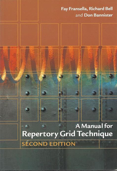 a manual for repertory grid technique a manual for repertory grid technique Reader