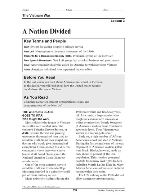 a nation divided guided reading Kindle Editon