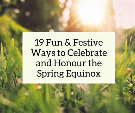 a new beginning celebrating the spring equinox PDF