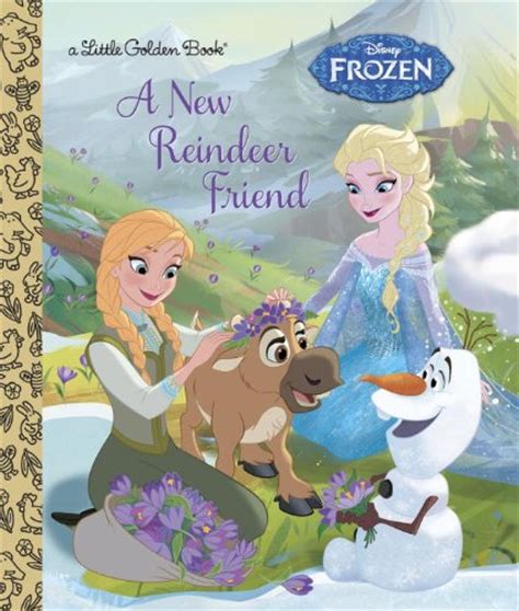 a new reindeer friend disney frozen little golden book Doc