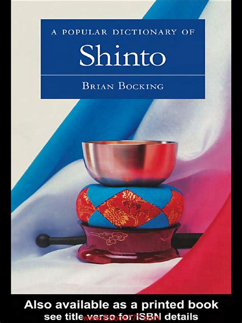 a popular dictionary of shinto a popular dictionary of shinto Doc