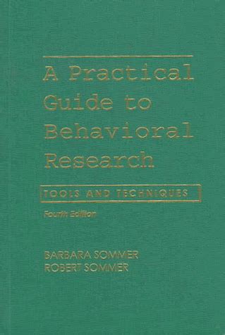 a practical guide to behavioral research tools and techniques PDF