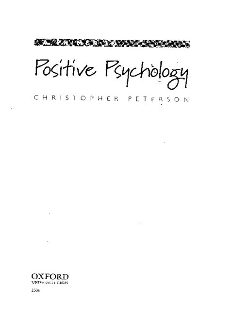 a primer in positive psychology pdf download Epub