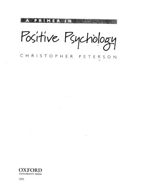 a primer in positive psychology pdf download Ebook Doc