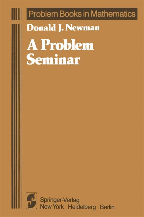 a problem seminar problem books in mathematics Doc