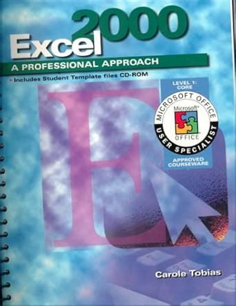 a professional series approach excel 2000 level 1 core student edition professional approach series Reader